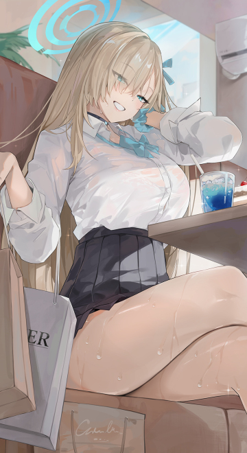 soaked asuna [blue archive]