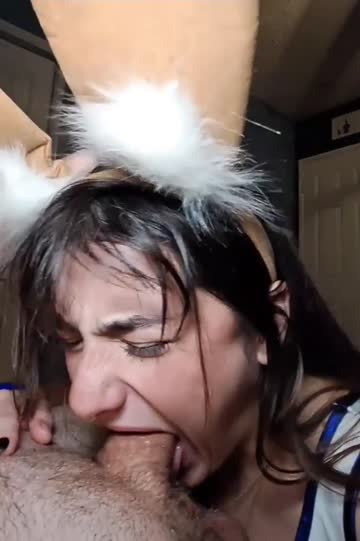 cramming it in lola bunny's throat