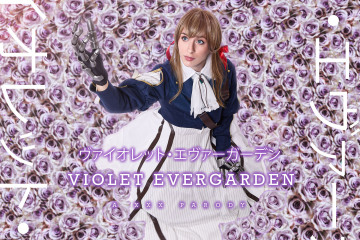 violet evergarden, a xxx parody starring angel youngs by vrcosplayx