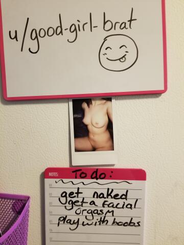 [f] was dared to put a naked picture of myself on my fridge, should i get a bigger print next time instead of a little polaroid picture? or should i write my reddit username on the polaroid and leave it somewhere in public?