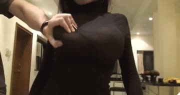 nice boob grab