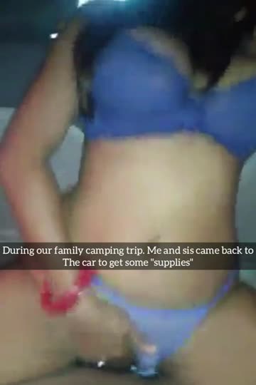 camping with sister💦