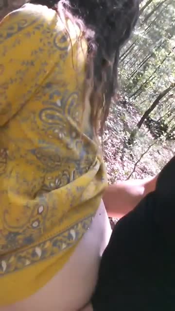 jake took his tinder date out for a hike, and her 19 year old pussy was open, no panties.