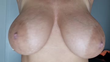 just tits, no top or bra.