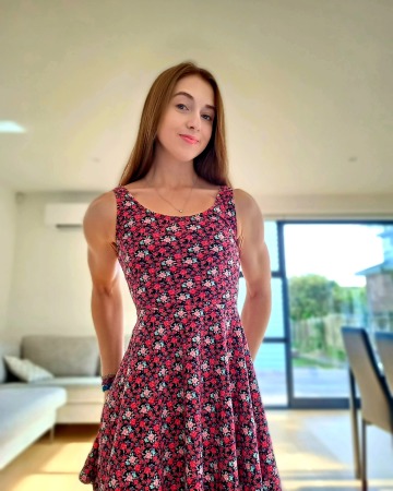do my muscles look sexy in a sundress?