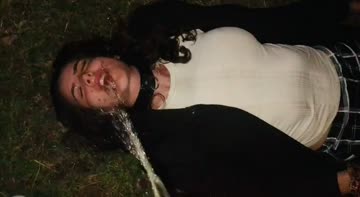 pissed on from above