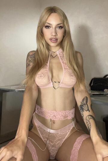 pov: you come home to find me wearing your favourite set <3