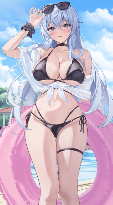 shion at the water park