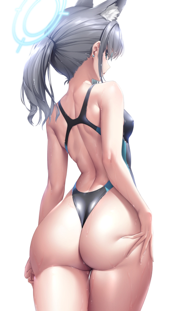 shiroko's cheeky swimsuit