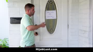 hijab girlfriend suggests that he can fuck her asshole instead to preserve her virginity - babi star