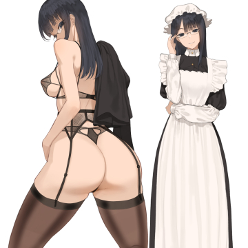 extremely appropriate undergarments for a maid