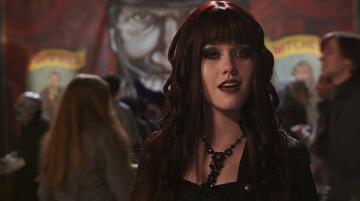i was watching r.l. stine's monsterville cabinet of souls and this hot goth lady had my attention during all the movie. at the end i saw she was katherine mcnamara and everyhing made sense.
