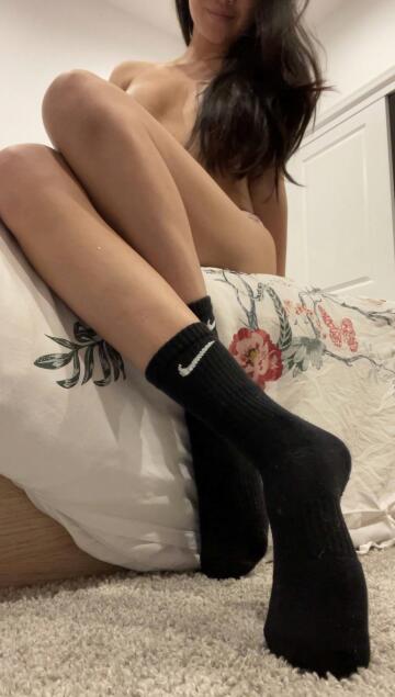 comfy black socks 💜