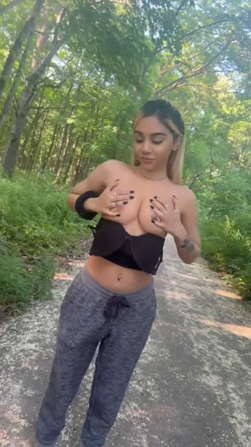my boobs just want to have fun outdoors