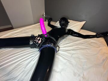 latex ✅ bondage ✅ gas mask ✅ chastity ✅ cbt ✅ reverse pegging ✅
