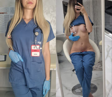 would you skip work to fuck a nurse like me all day