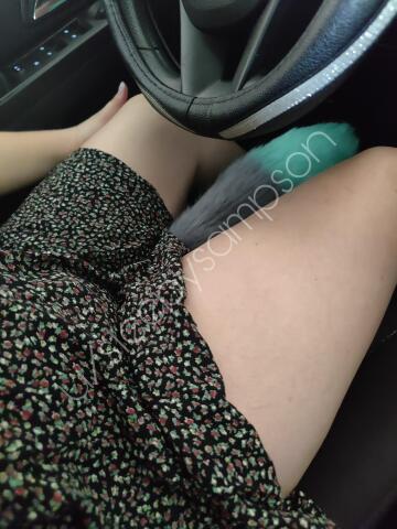 going for a drive with my tail in [f]