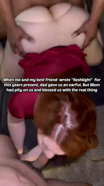 mommy came to rescue with a surprise present