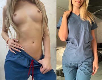 i’m a nurse girl but i go to the hospital with no panties