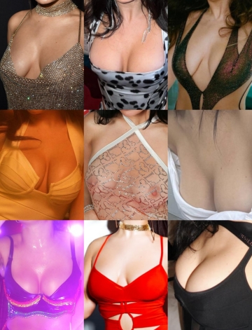 charli xcx boob collage