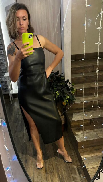why wear regular dresses when there are leather ones?