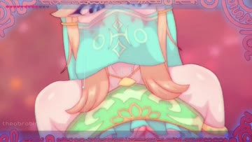 gerudo link riding hard (theobrobine)