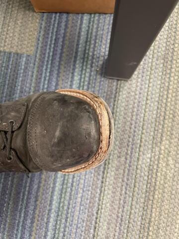 is this normal wear and tear for boots?