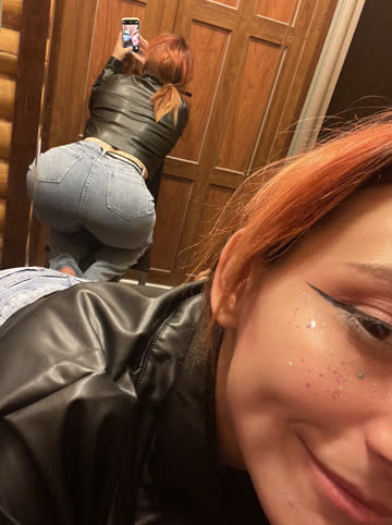 tight jeans look almost too good on me