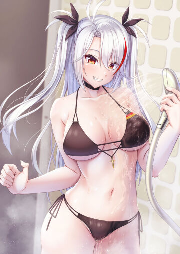 take a shower together with prinz eugen?