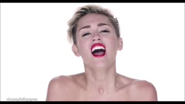 miley cyrus nude in the director’s cut of the wrecking ball music clip. 2013