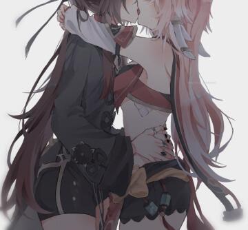 never understood this ship but it’s hot so i like it. i bet these two smell good, imagine what they smell like together. would love to push my dick right in the side of their mouths as they make out. it’s fine if they ignore me cus it gives me more time to sniff their hair