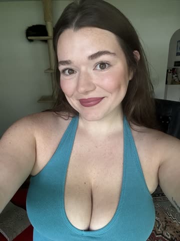 i love the way blue looks on my pale skin