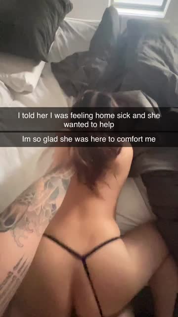 i was feeling homesick while on vacation with the family. lil sis gave me her pussy to remind me of home