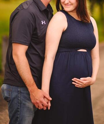 update! my wife (26) is almost 32 weeks along! i was surprised a few weeks ago when she came back home and we got professional pictures taken! finally got released from my cage and her bull finally got the work transfer to move to our town! he will be living with us for a while! dms are always open!