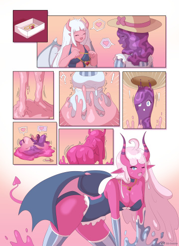 [mythical/fusion] spice and slime by db-palette