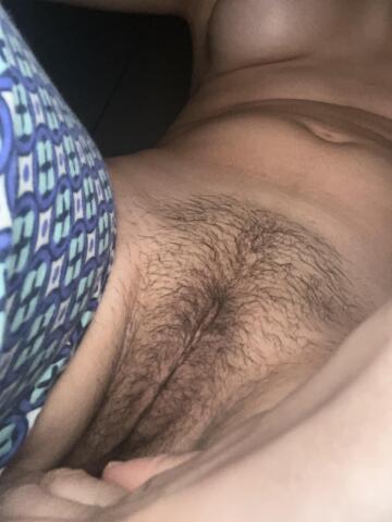 i love tempting you with my hairy pussy