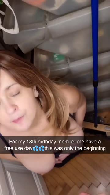 birthday boy gets a free use mom