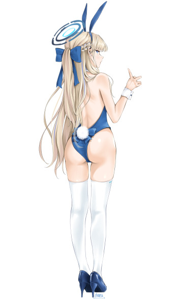 bunny toki thighs [blue archive]