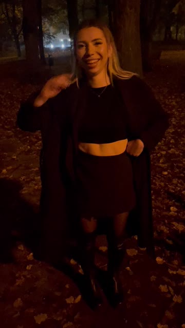 what would you do if you found me exposing my breasts in the public park like this? (and you know no one else can find us)