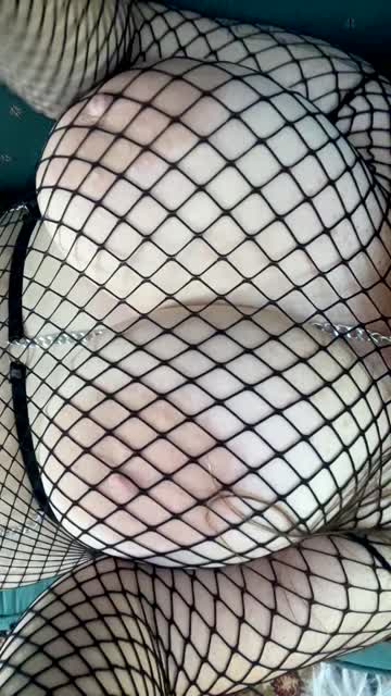 did someone ask for a big titty milf in full body fishnets? ⛓️