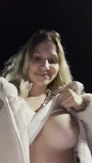 flashing a tit at the park in my slutty outfit