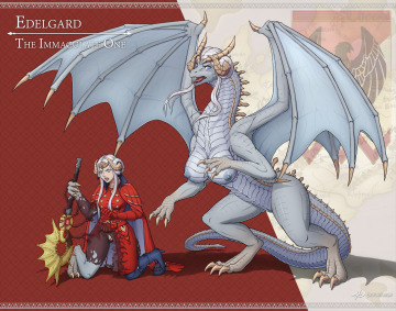 [mythical] edelgard dragoness by sketchyknight