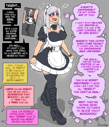 [body control/feminization] made to maid by fanterfane