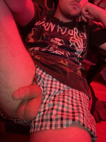 oops sorry bro 😅 my cock always slips out when i sit at my desk i hope it’s not a problem for you…