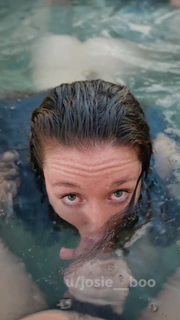 my step bro dared me to duck his cock in the hot tub with our parents just inches away