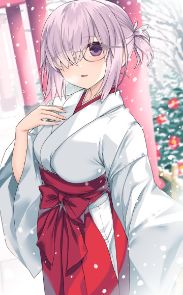 winter kimono by [morisiki]