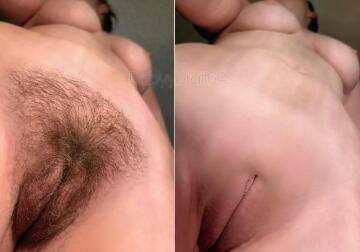 do you prefer your teen pussy hairy or bare?