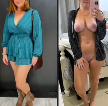 redhead hotwife on vs. off...be honest