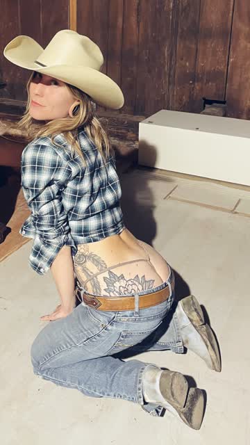 never know what cowgirls wear underneath ;)