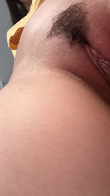 i more prefer if you pull out and cum on my hairy pussy 
